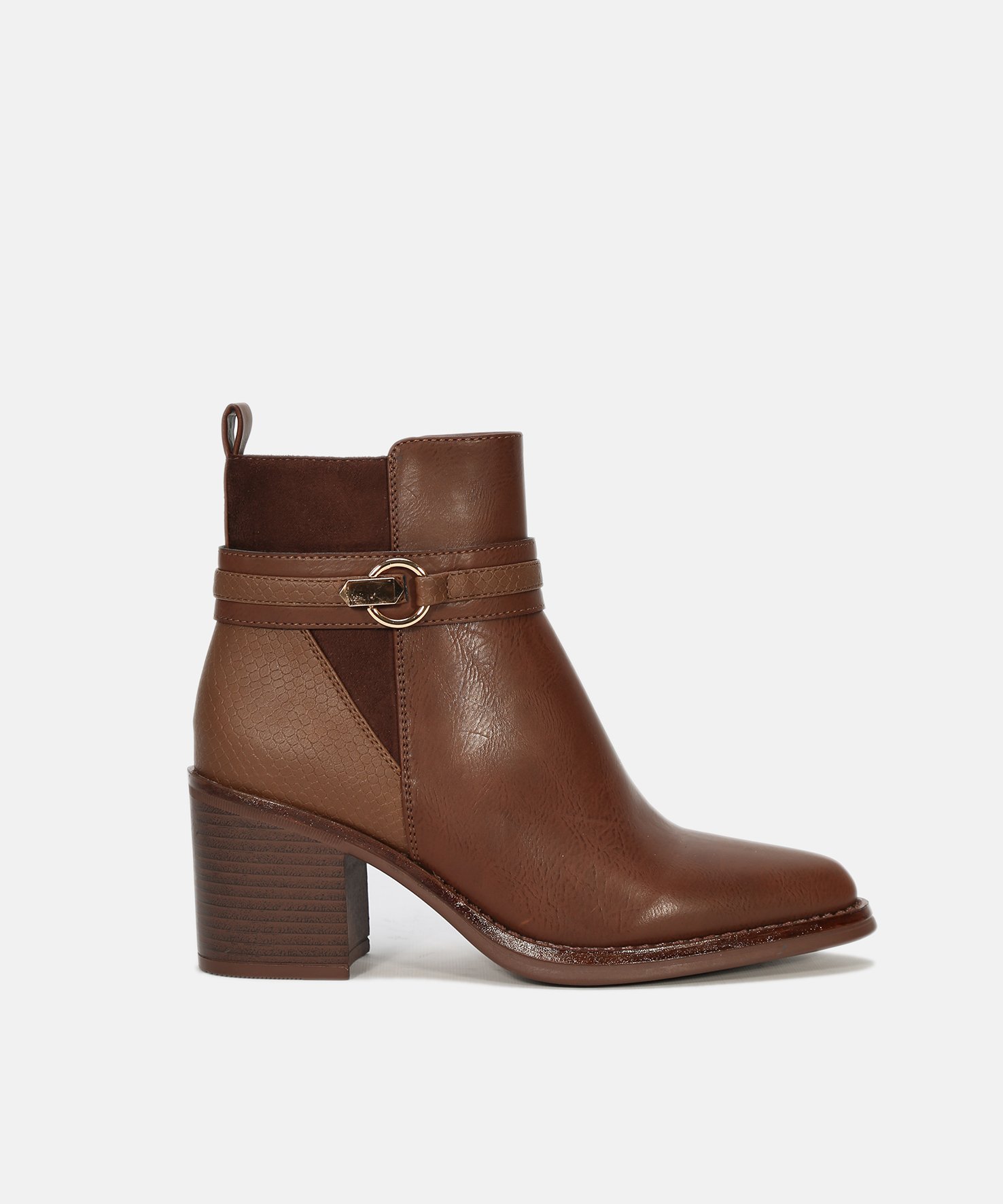 Botines combinados hebilla image number null